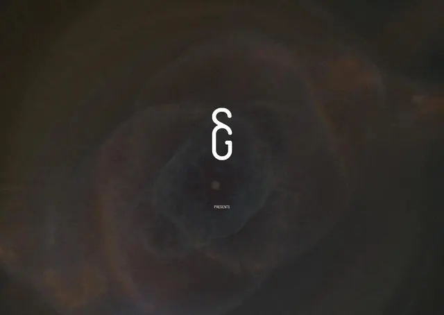 Abstract Circular Logo Design, minimal, dark-mode, dark