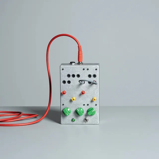Hardware Device Mockup, minimal, technical, light