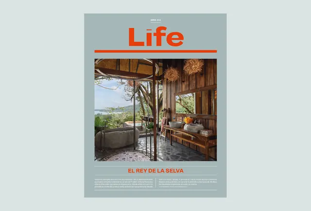 Life Magazine Cover Design, editorial, photographic, high-contrast