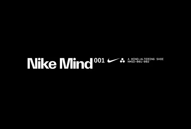 Nike Mind Wordmark, minimal, monochrome, monochrome