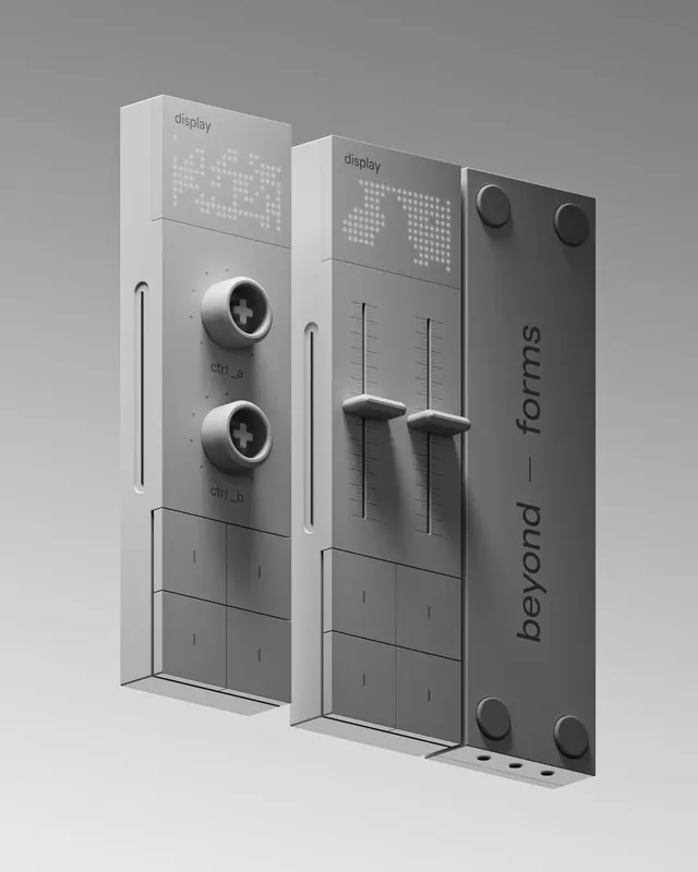 Beyond Farm Vending Machine Mockup, minimal, corporate-clean, monochrome