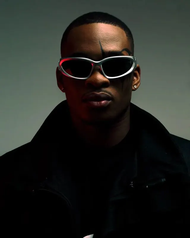 Man in Sunglasses Portrait, photographic, dark-mode, dark