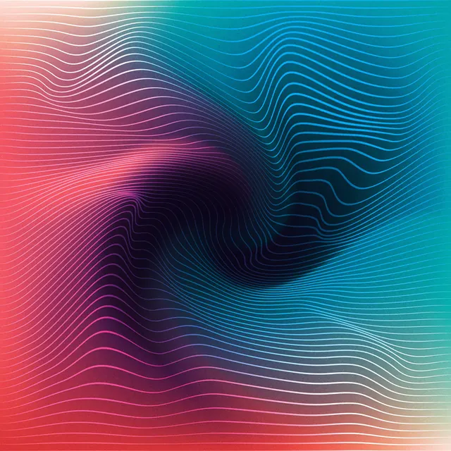 Abstract Swirling Line Gradient, gradient-heavy, abstract, vibrant