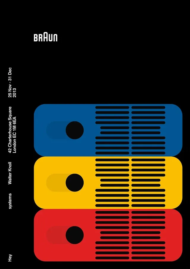 Braun Product Design Identity, minimal, swiss, high-contrast
