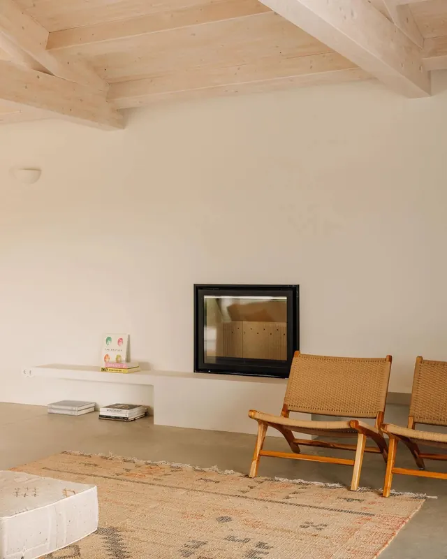 Minimalist Interior with Wood Accents, minimal, organic, light