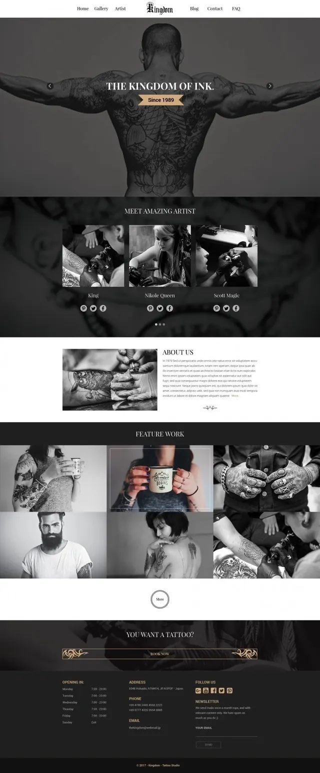 The Experience - Brand Identity and Web Design, minimal, dark-mode, dark