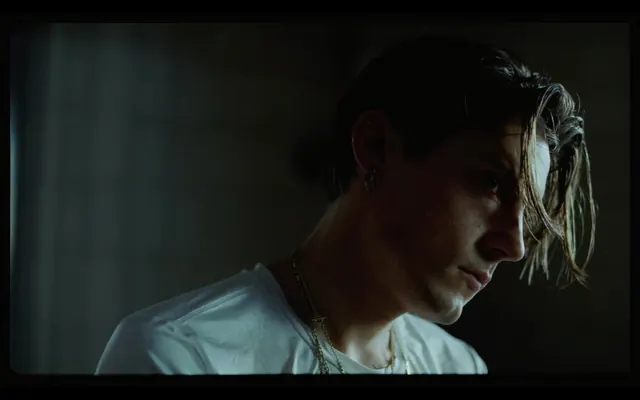 Cinematic Portrait of a Young Man, photographic, dark-mode, dark