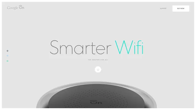 Google Nest Wifi Landing Page, minimal, corporate-clean, light