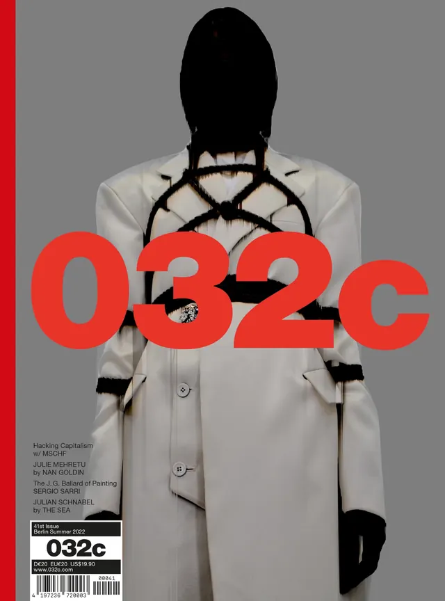 032C Fashion Editorial Mockup, brutalist, neo-brutalist, high-contrast