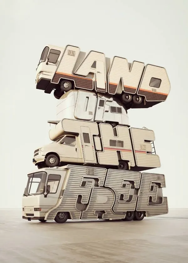 Stacked Isometric Bus Illustration, minimal, geometric, light