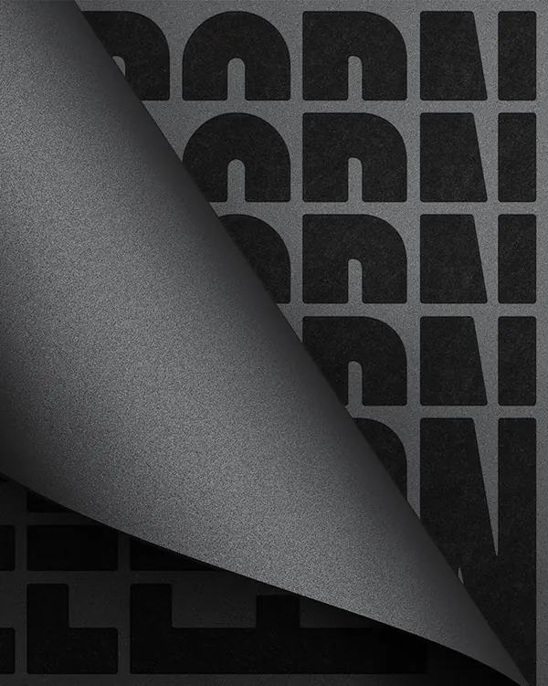 Monochrome Geometric Typography Pattern, minimal, swiss, monochrome