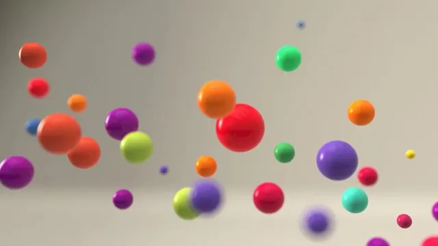 Abstract Colorful Spheres, minimal, playful, vibrant