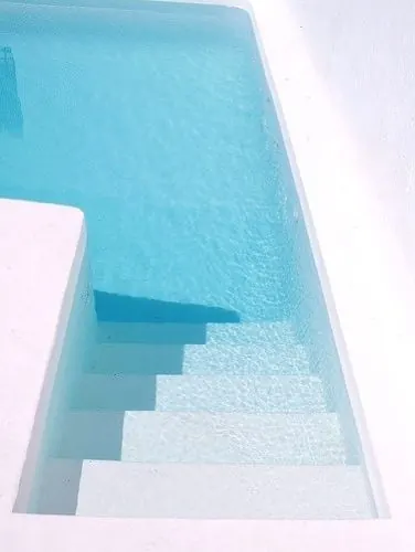 Minimalist Pool Steps, minimal, luxury, light