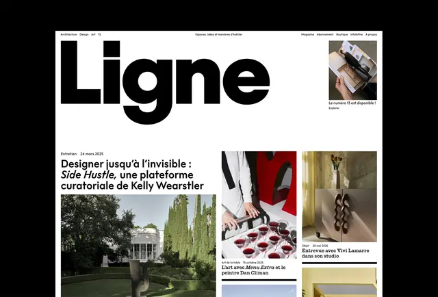 Ligne Editorial Layout, minimal, swiss, light