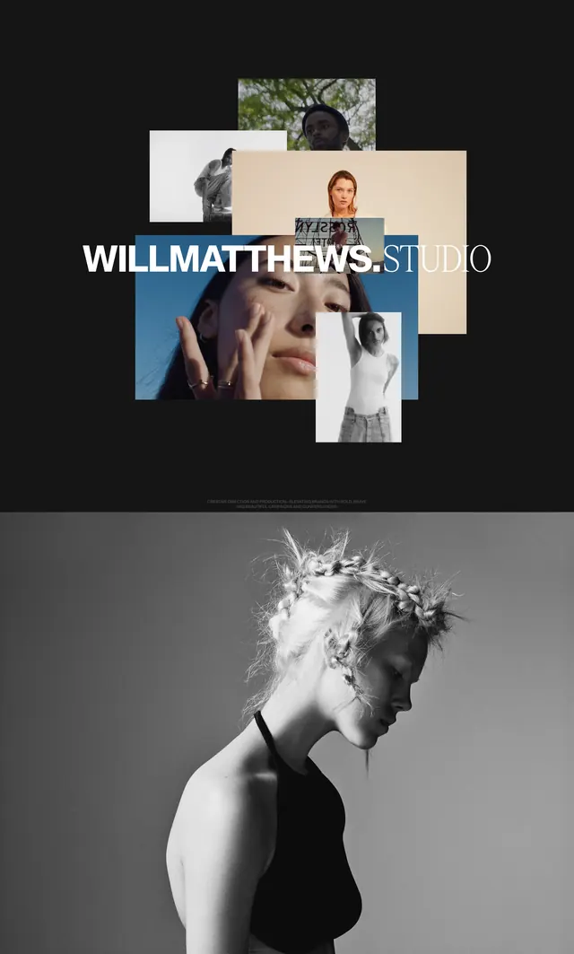 Collage and Portrait Composition, minimal, monochrome, monochrome