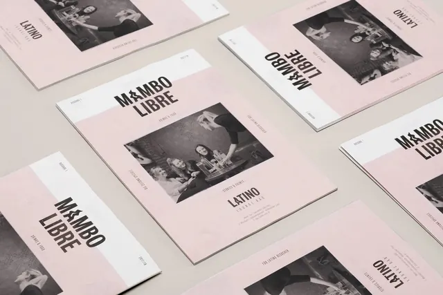 Modern Editorial Layout Mockup, minimal, editorial, monochrome