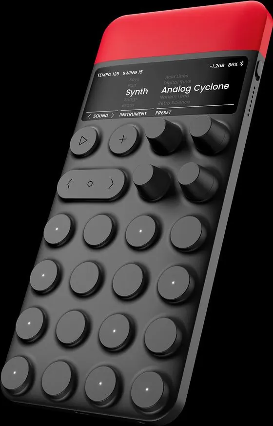 Mobile UI Design Mockup, minimal, dark-mode, dark