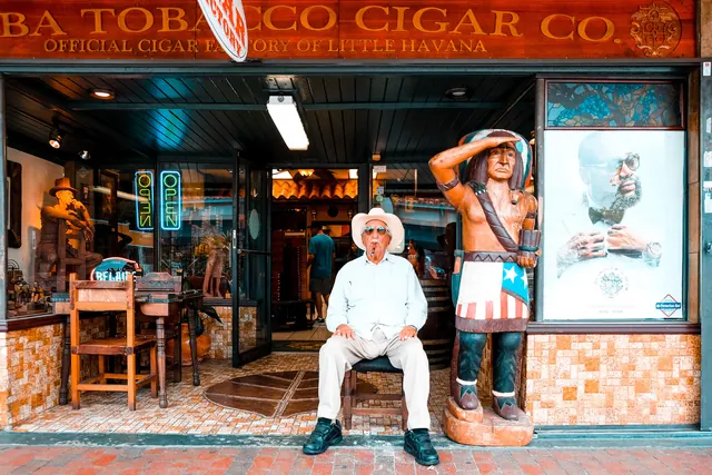 Cigar Lounge Interior Mockup, photographic, retro, warm