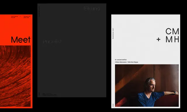 Design Style Reference Board, minimal, swiss, high-contrast