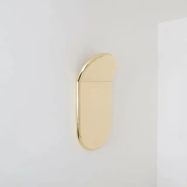 Gold Wall-Mounted Switch, minimal, luxury, light