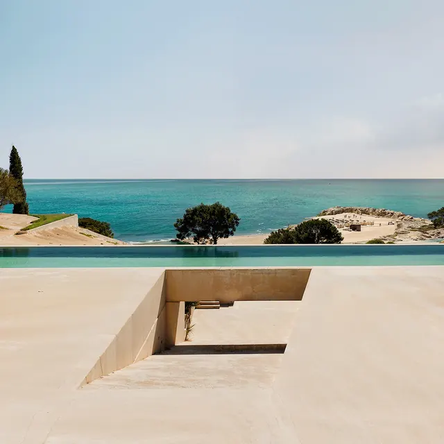 Coastal Architecture and Seascape, minimal, photographic, light