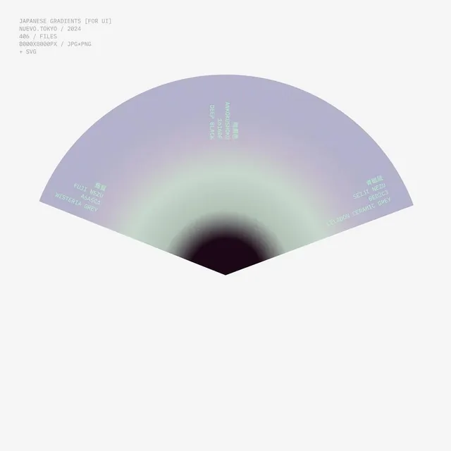 Gradient Color Spectrum Reference, minimal, technical, gradient