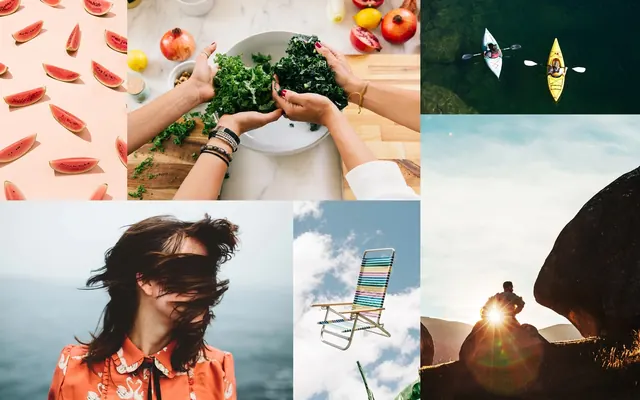 Creative Design and Branding Collage, playful, organic, vibrant