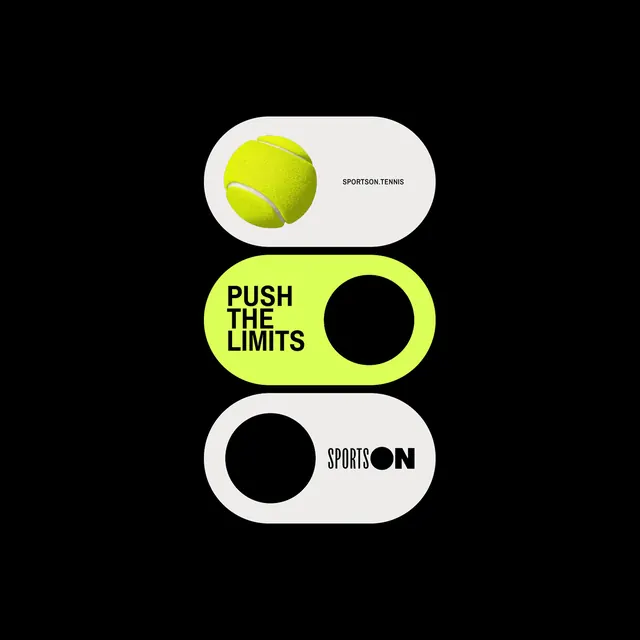 Sporton Identity System, minimal, geometric, high-contrast