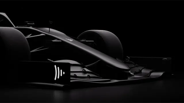 Futuristic Vehicle 3D Render, minimal, dark-mode, dark