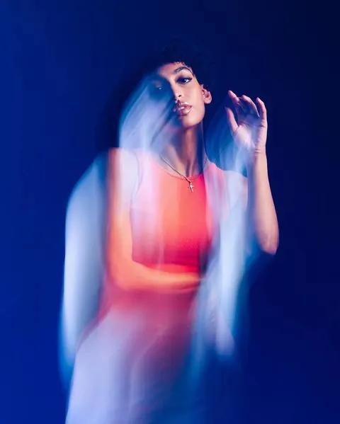 Motion Blur Portrait, photographic, abstract, vibrant