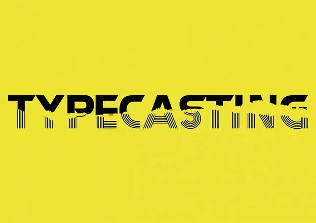 TYPECASTING Wordmark, brutalist, neo-brutalist, high-contrast