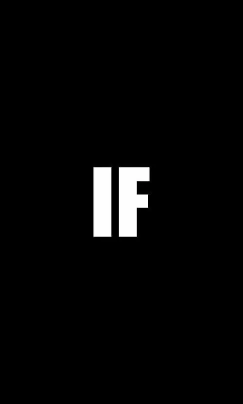 IF Wordmark, minimal, swiss, high-contrast