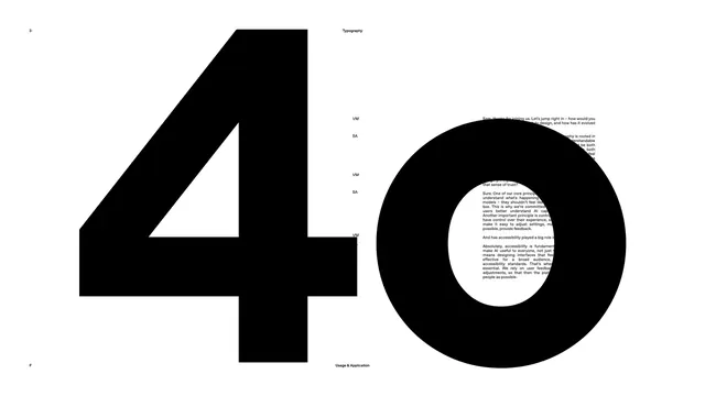 Typography and Shape Composition, minimal, swiss, monochrome