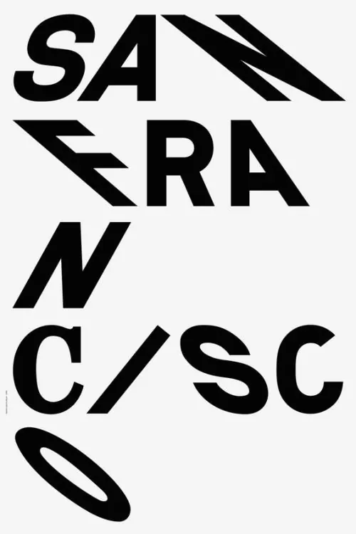 SAN FRANCISCO SC Wordmark, brutalist, neo-brutalist, high-contrast