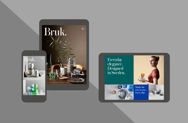 Brük Brand Identity and Marketing Assets, editorial, corporate-clean, dark