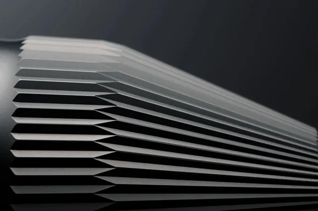 Abstract Geometric 3D Render, minimal, geometric, monochrome
