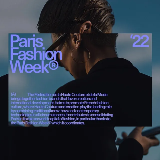 Paris Fashion Week Editorial Graphic, editorial, luxury, dark