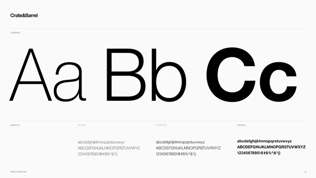 Type Specimen Display, minimal, swiss, high-contrast