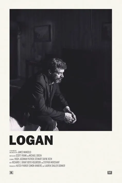 Logan Editorial Poster, minimal, editorial, monochrome