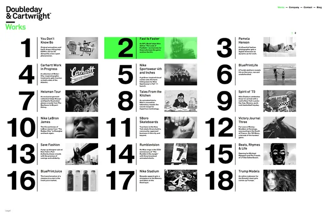 DoubleLine Design Identity System, minimal, swiss, light