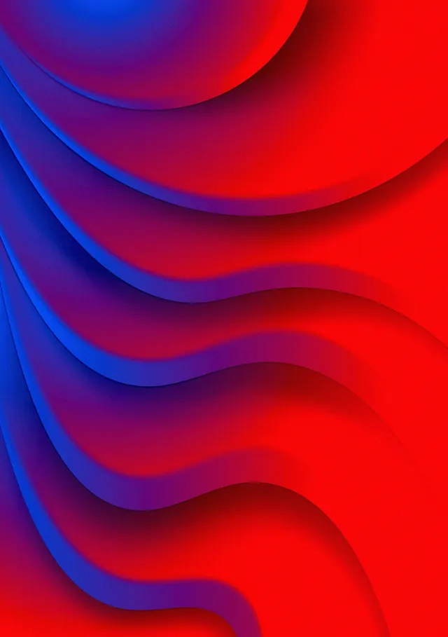 Abstract Red and Blue Wave Pattern, gradient-heavy, abstract, vibrant