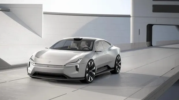 Futuristic Concept Car 3D Render, minimal, luxury, light