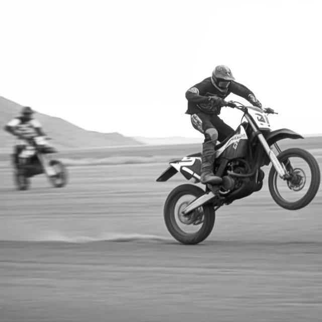 Motorcycle Motion Photography, monochrome, photographic, monochrome