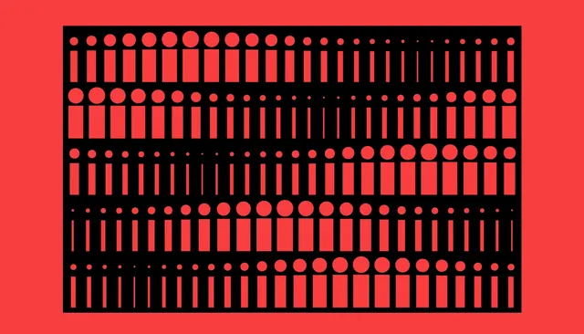 Abstract Geometric Pattern, minimal, swiss, high-contrast