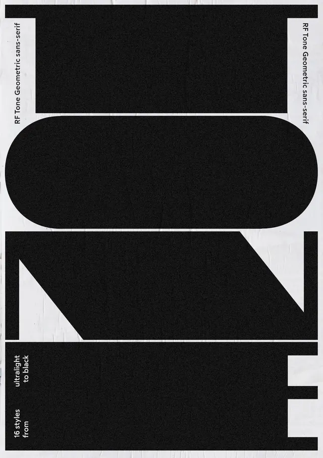 Abstract Geometric Identity System, minimal, swiss, monochrome