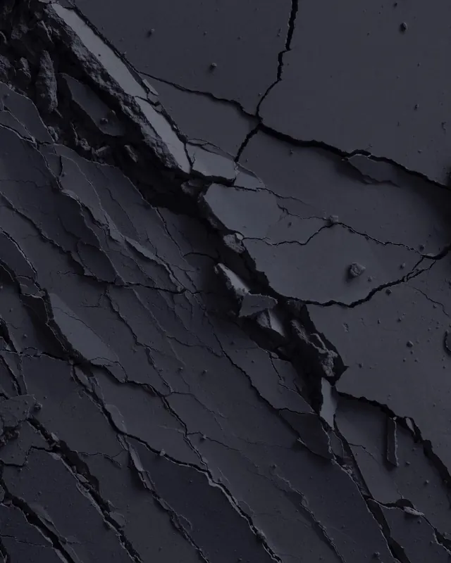 Abstract Cracked Texture, minimal, monochrome, dark