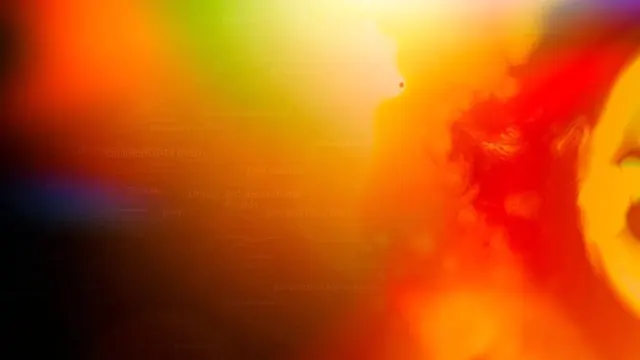 Abstract Warm Gradient with Face Silhouette, gradient-heavy, organic, warm