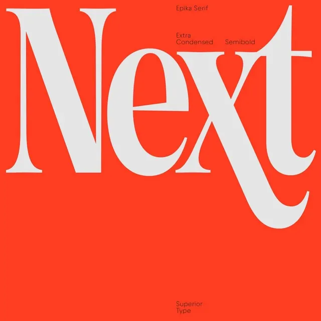 Next Type Specimen, minimal, swiss, vibrant