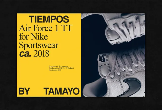 Nike Air Force 1 TT Poster, minimal, boxed, high-contrast