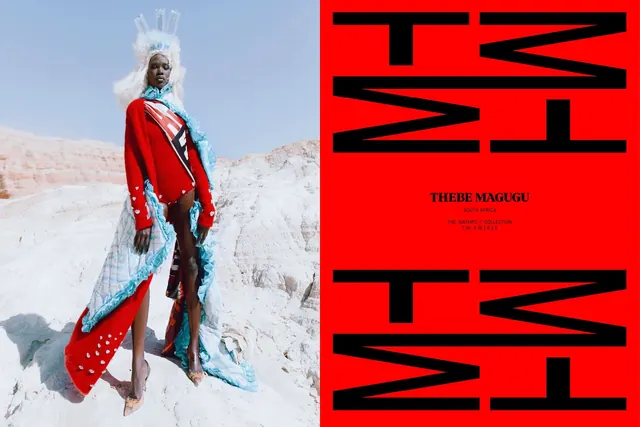 Fashion Editorial Layout, brutalist, maximalist, vibrant